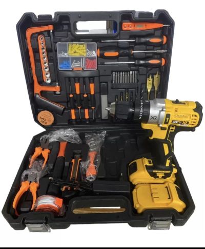 Ударен Винтоверт StahlMayer 36V 8Ah две батерии в комплект 111 части + ПОДАРЪК LED Фенер