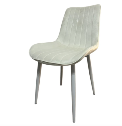 6бр. Трапезен стол Ария - млечнобял