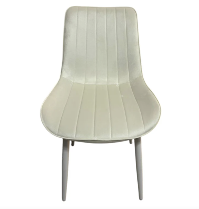 6бр. Трапезен стол Ария - млечнобял