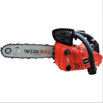Немска Бензинова Резачка за Дърва WerkBull 30см + две вериги