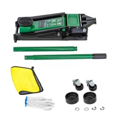 НИСКОПРОФИЛЕН КРИК КРОКОДИЛ С 2 ПОМПИ 3 ТОНА ( 135 - 465 ММ ) ROCKFORCE